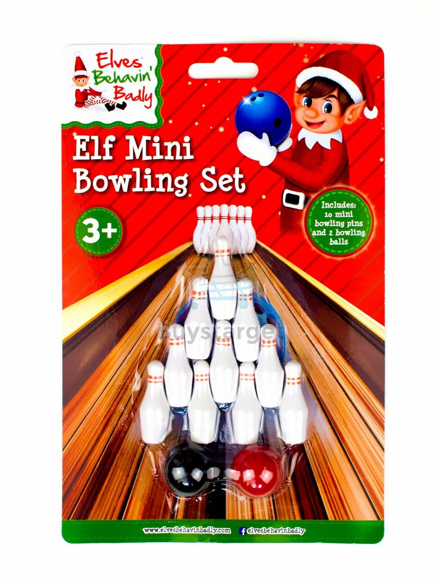 Kids Elves Bowling set Mini Skittles Activity Sport Game Xmas Toy Desk Buystarget
