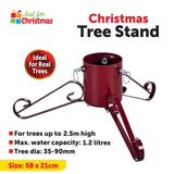Heavy Duty Christmas Tree Stand Large Xmas Holder Base Water Tank Metal Plastic