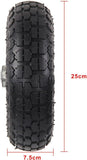 4 x 10" Pneumatic Sack Truck Trolley Wheel Barrow Tyre Tyres Wheels 4.10/3.5-4.0