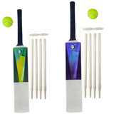 Cricket Set Wooden Cricket Bat Ball Sets + Free Carry Bag Kids Children Adults
