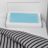 Cooling Pillow Orthopedic Memory Foam Contour Cervical Gel Head Neck Back Sleep