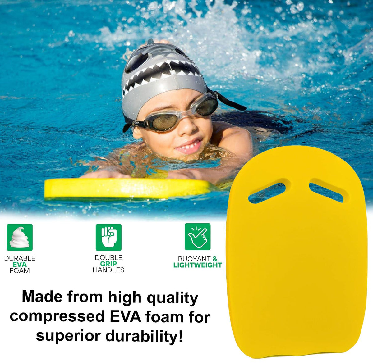 Swimming Kickboard Float Durable Swim Training Aid Pool Universal Kids ...