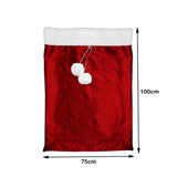 Giant Santa Sack Red Velvet Christmas Xmas Present Gift Bag XXL 100x75cm Luxury
