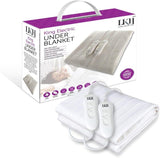 🔥Electric Heated Under Blanket Comfort Control Fast Heat Up Cosy Warm King Size
