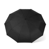 Windproof Strong Automatic Open Close Folding Compact 10 Rib Umbrella Travel UK