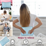 🔥Electric Hot Water Bottle Rechargeable Heat Pad Plush Warmer Massaging Luxury