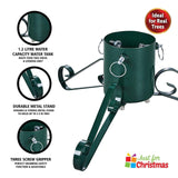 Heavy Duty Christmas Tree Stand Large Xmas Holder Base Water Tank Metal Plastic