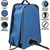 WELLY BOOT BAG WELLINGTON STORAGE CARRIER BAG ZIPPED CARRY HANDLE FREE BRUSH