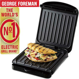 🔥GEORGE FOREMAN SMALL FIT GRILL GRIDDLE HOT PLATE BBQ MEAT FISH TOASTIE MAKER
