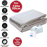 Radiator Insulation Foil Heat Back Reflector Sheet Energy Saving Panel Window