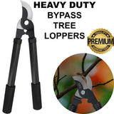 Heavy Duty Bypass Lopper Long Handle Hedge Garden Branch Cutter Pruning Trees