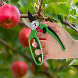 Pruning Shears Strong Carbon 8" Garden Hand Pruner Secateurs Plants Tool Set