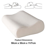 Contour Memory Foam Pillow Neck Back Support Orthopaedic Firm Head My Pillows