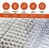 8.5m Foil Roll Bubble Radiator Insulation Heat Energy Saver Reflective Sheet Panel