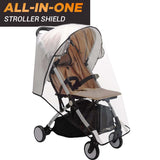 Baby Buggy Rain Cover Universal Raincover Pushchair Stroller Pram Weather Shield