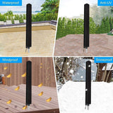 2x Waterproof Heavy Duty Rotary Washing Line Cover Clothes Airer Garden Parasol