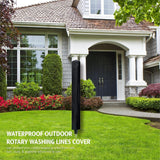 Waterproof Rotary Washing Line Cover Clothes Airer Garden Parasol Umbrellas