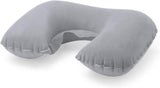 Inflatable Neck Pillow Travel Cushion Flight Soft Head Rest Air Support Cushion