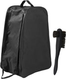 WELLY BOOT BAG WELLINGTON STORAGE CARRIER BAG ZIPPED CARRY HANDLE FREE BRUSH