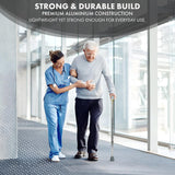 Aluminium Walking Stick Lightweight Walking Cane Aid Durable Adjustable Non Slip