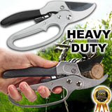 Ratchet Anvil Secateurs Razorsharp Advance Garden Pruner Comfort Carbon Steel