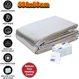 Radiator Insulation Foil Heat Back Reflector Sheet Energy Saving Panel Window