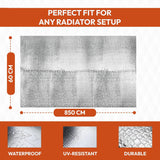 8.5m Foil Roll Bubble Radiator Insulation Heat Energy Saver Reflective Sheet Panel