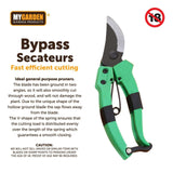 Pruning Shears Strong Carbon 8" Garden Hand Pruner Secateurs Plants Tool Set