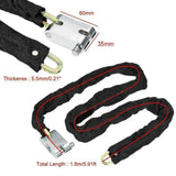 Heavy Duty Security Lock U Shape Chain Bike Bicycle Motorbike Scooter Shed Gate