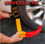 WHEEL CLAMP HEAVY DUTY ANTI THEFT LOCK CARAVAN TRAILER SECURITY CAR VAN - 2 KEYS