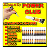 🔥24 Pack Super Glue 3g Tubes Instant Bonding Adhesive Multi-Purpose Strong Fix