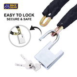 Heavy Duty Security Lock U Shape Chain Bike Bicycle Motorbike Scooter Shed Gate