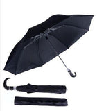 Large Windproof Umbrella Strong Automatic Folding Travel 8,10 Ribs Brolly Rain