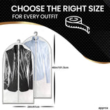2x 40" Large Hanging Suit Dress Coat Travel Bags Clothes Covers Storage Bag