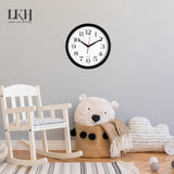 Wall Clock Large Vintage Round Modern Home Office Bedroom Time Kitchen Quartz