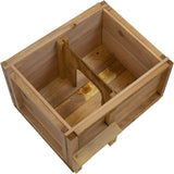 Hedgehog House & Hibernation Shelter Wood Predator Proof Solid Feeding Station