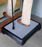 2x Anti Slip Half Step Platform Disability Aid Door Walking Outdoor Indoor