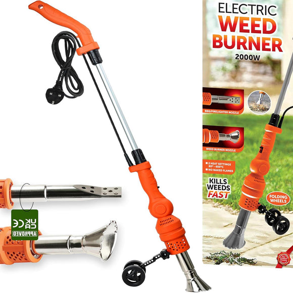 Electric Weed Burner Wand Hot Air Blaster Torch Garden Weed Killer Remover 2000W