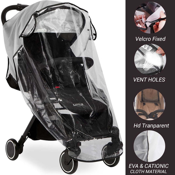 Baby Buggy Rain Cover Universal Raincover Pushchair Stroller Pram Weather Shield