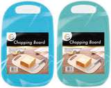 2x Plastic Chopping Board Cutting Boards Worktop Mat Lightweight Baking Kitchen