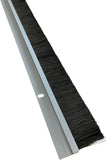 🔥Door Aluminium Draught Excluder Brush Strip Bar 25 mm Heat Seal Energy Savings