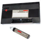VHS VCR Cassette Tape Video Recorder Head Cleaner System Wet & Dry Reusable