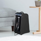 WELLY BOOT BAG WELLINGTON STORAGE CARRIER BAG ZIPPED CARRY HANDLE FREE BRUSH