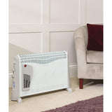 PORTABLE 2KW CONVECTOR HEATER WITH TIMER & TURBO HOME ELECTRIC THERMOSTAT WINTER