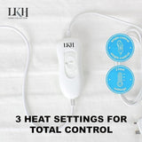 Electric Heated Under Blanket Thermal Soft Cosy Fast Heat Double Bed Warm Winter