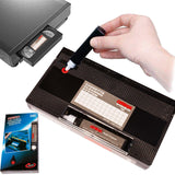 VHS VCR Cassette Tape Video Recorder Head Cleaner System Wet & Dry Reusable