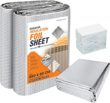 8.5m Foil Roll Bubble Radiator Insulation Heat Energy Saver Reflective Sheet Panel
