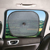 2x Baby Car Window Sun Shades Black Mesh Blinds Visor Shield Stopper Cover Dog