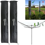 Waterproof Rotary Washing Line Cover Clothes Airer Garden Parasol Umbrellas