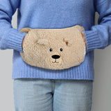 🔥Hot Water Bottle Belt with Luxurious Sherpa Cover Wearable Pain Relief 1L UK